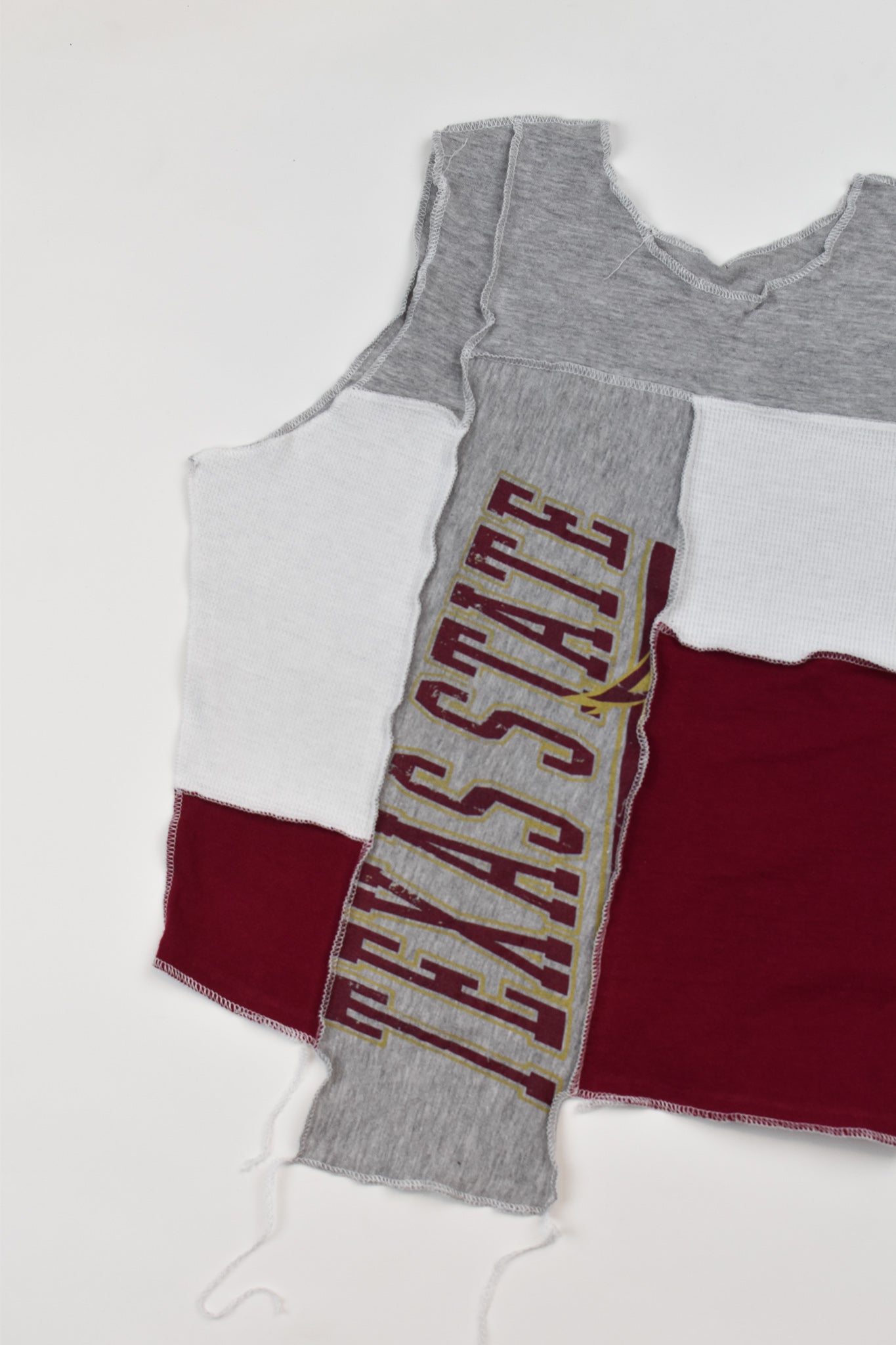 Upcycled Texas State Scrappy Tank Top