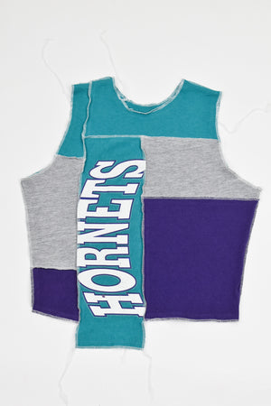 Upcycled Hornets Scrappy Tank Top