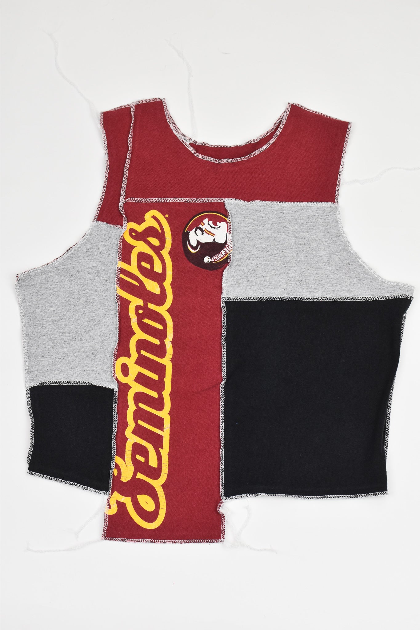 Upcycled Florida State Scrappy Tank Top