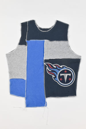 Upcycled Titans Scrappy Tank Top