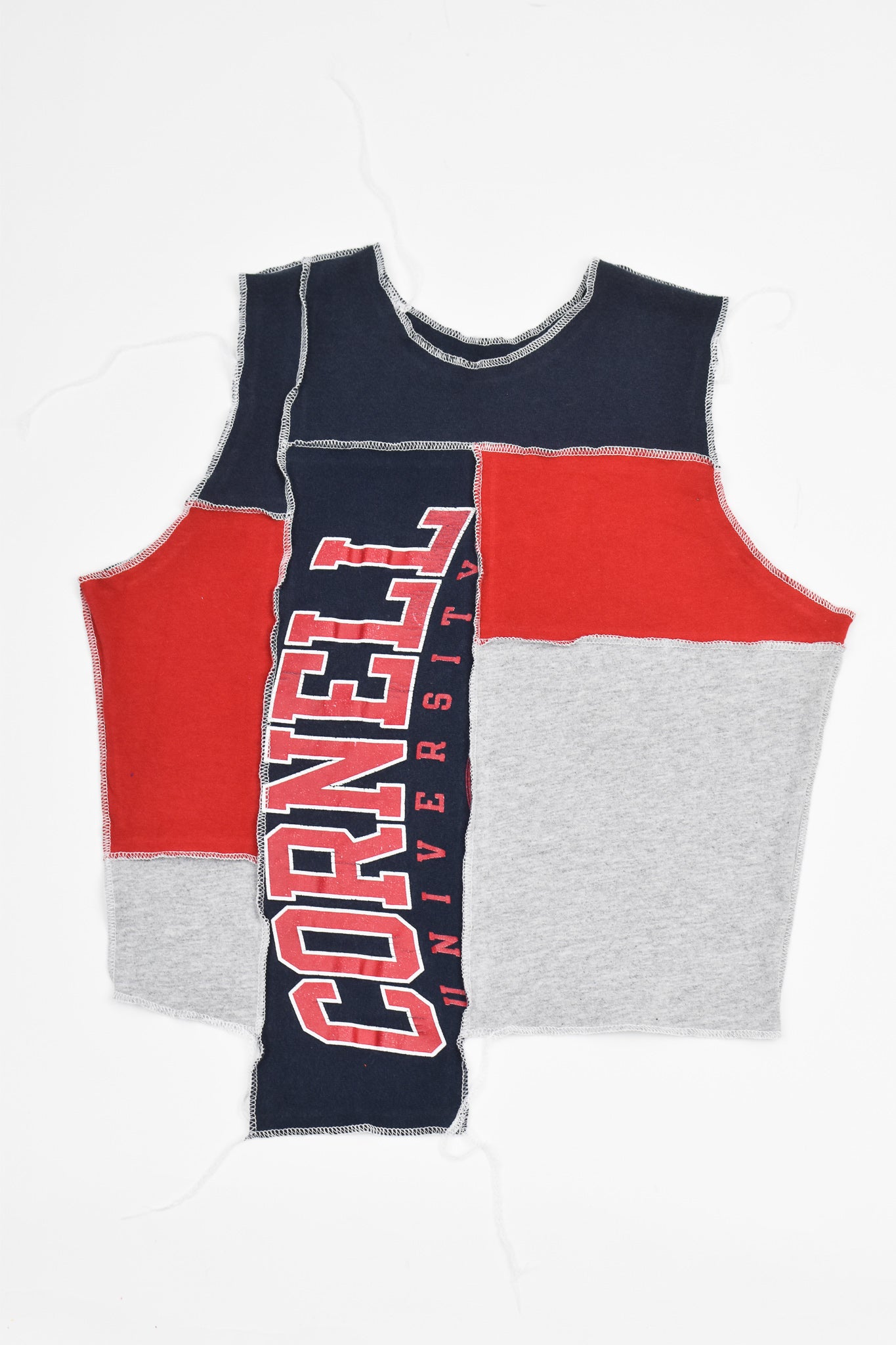 Upcycled Cornell Scrappy Tank Top