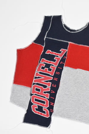 Upcycled Cornell Scrappy Tank Top
