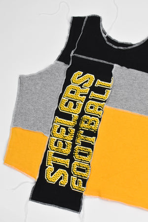 Upcycled Steelers Scrappy Tank Top