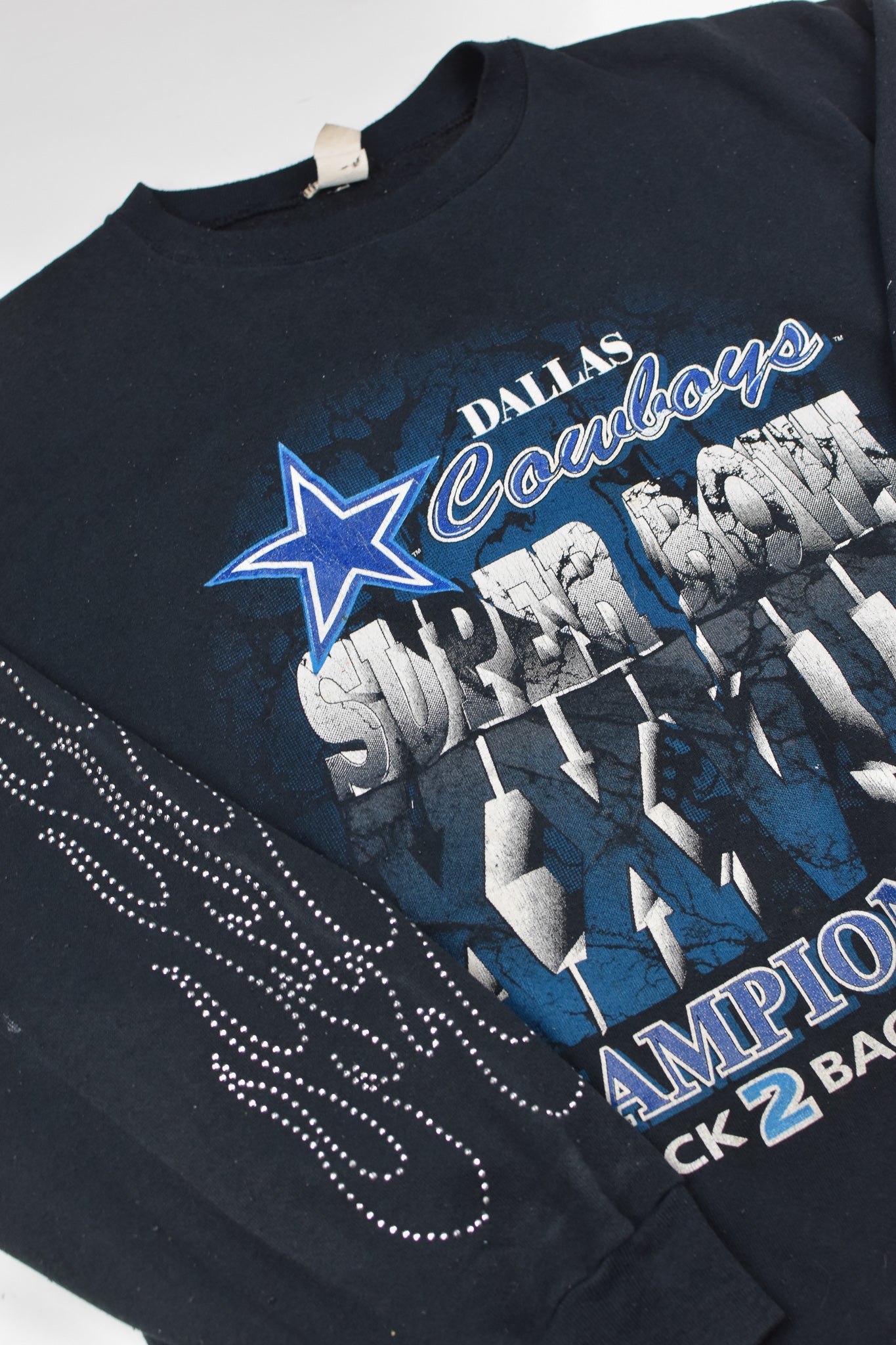 Upcycled Vintage Dallas Cowboys Flame Sweatshirt