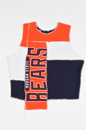 Upcycled Morgan State Scrappy Tank Top