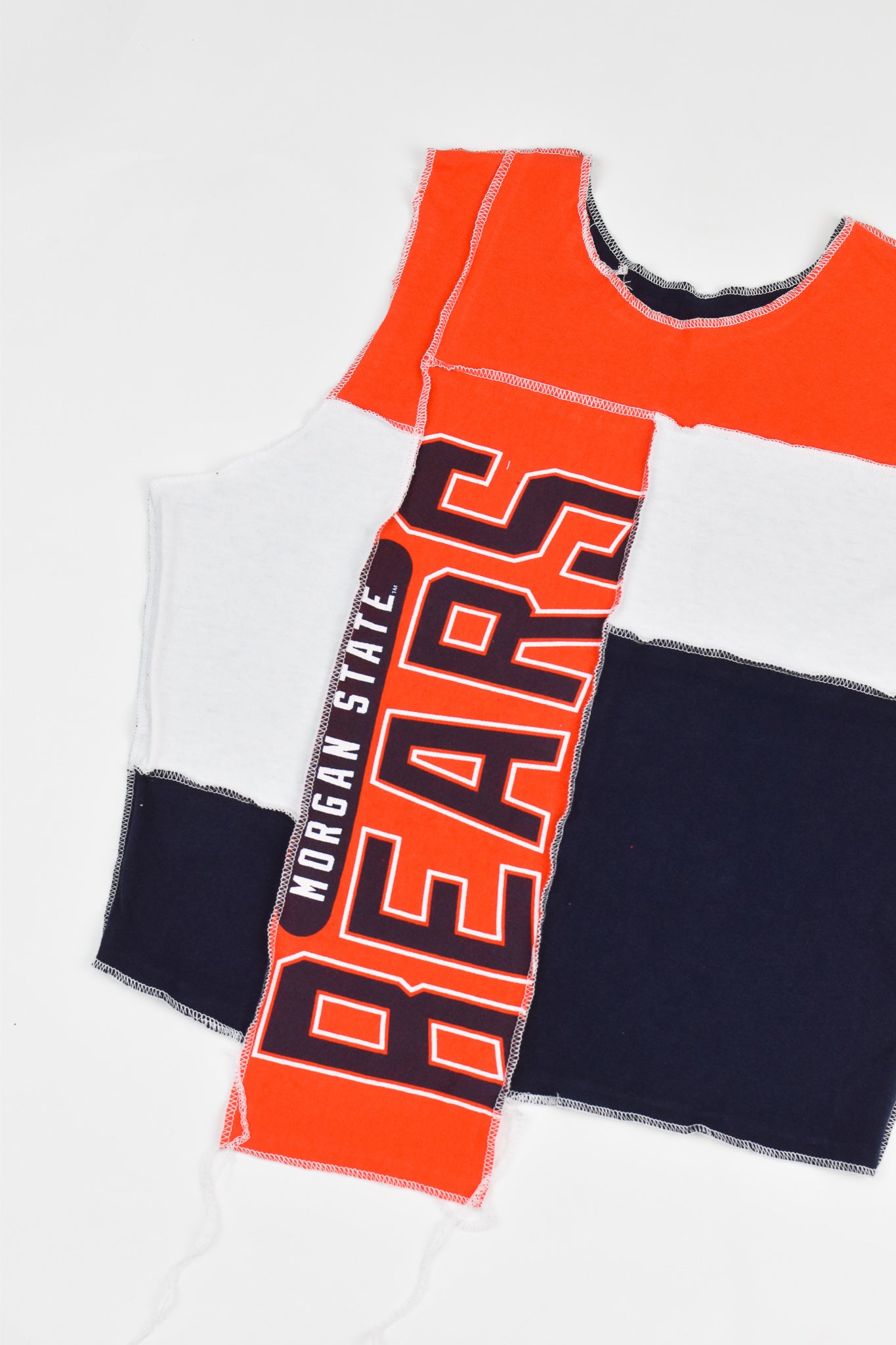 Upcycled Morgan State Scrappy Tank Top