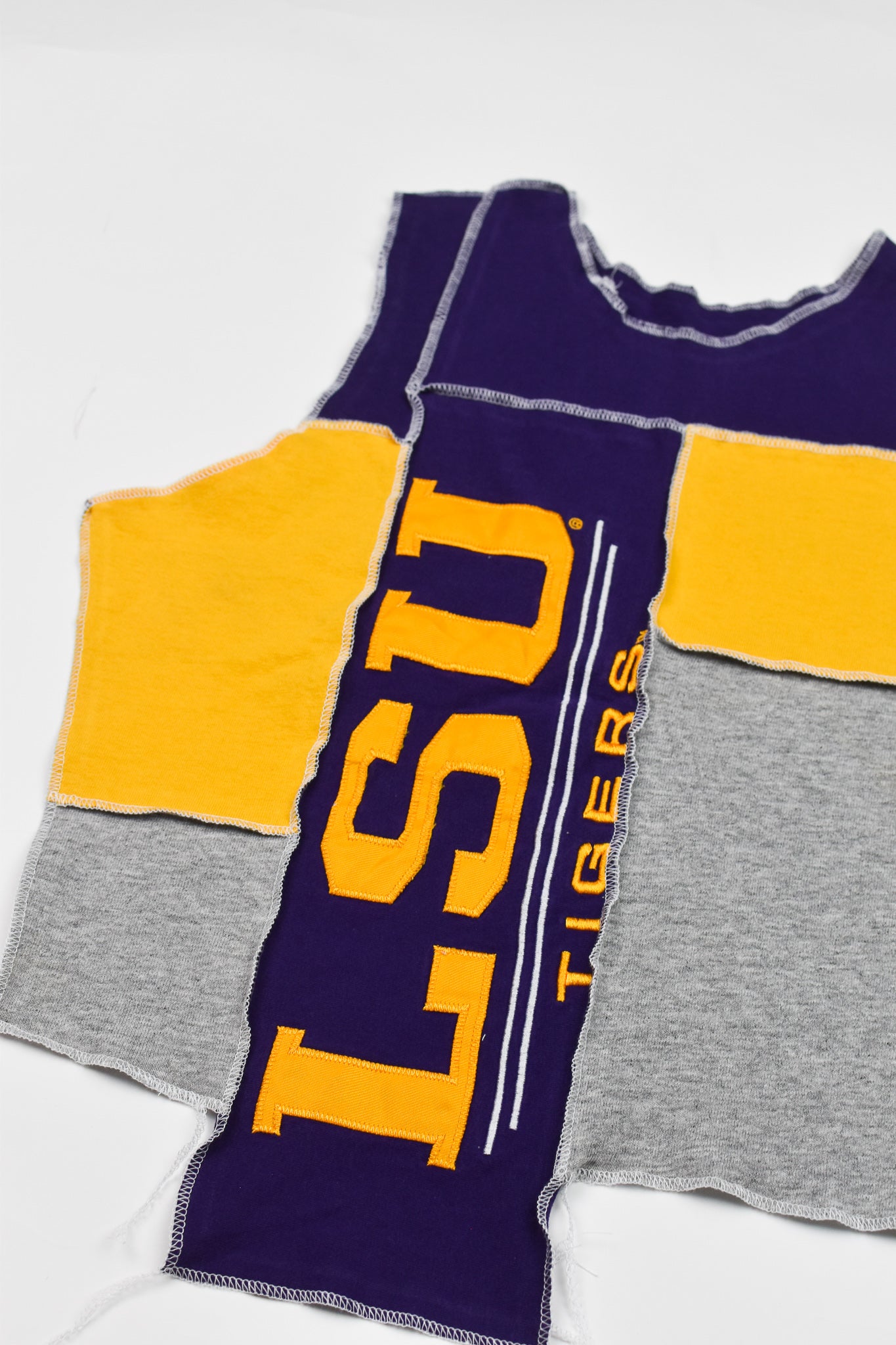 Upcycled LSU Scrappy Tank Top