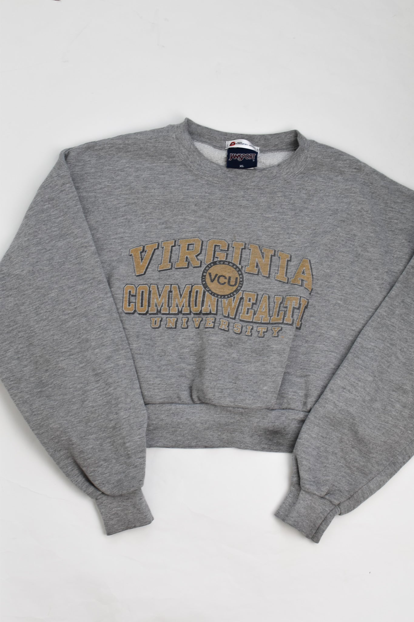 Upcycled VCU Cropped Sweatshirt