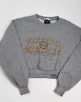 Upcycled VCU Cropped Sweatshirt