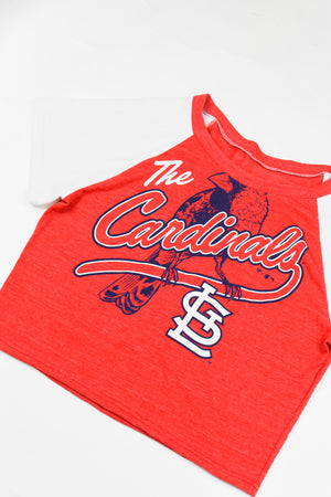Upcycled Cardinals Baby Tee