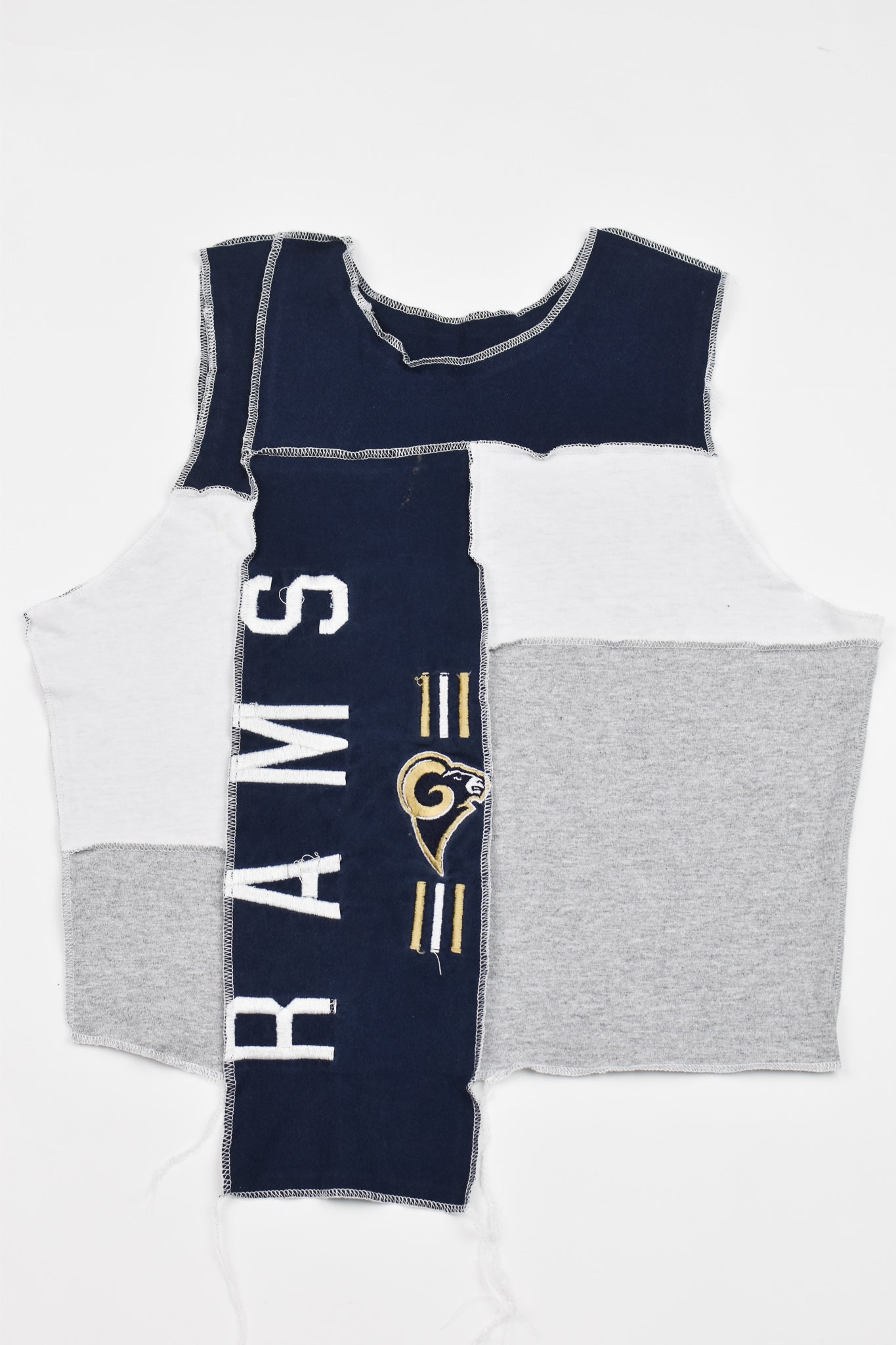 Upcycled Rams Scrappy Tank Top