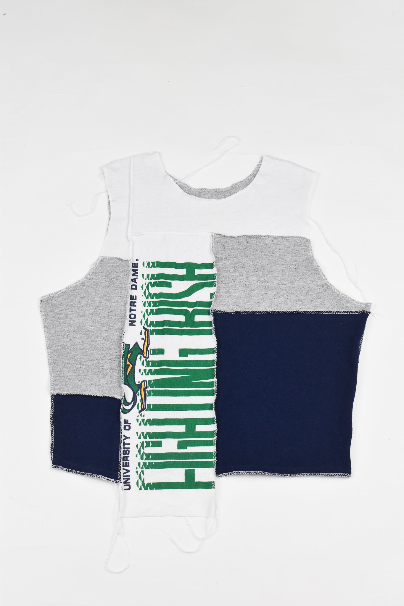 Upcycled Notre Dame Scrappy Tank Top