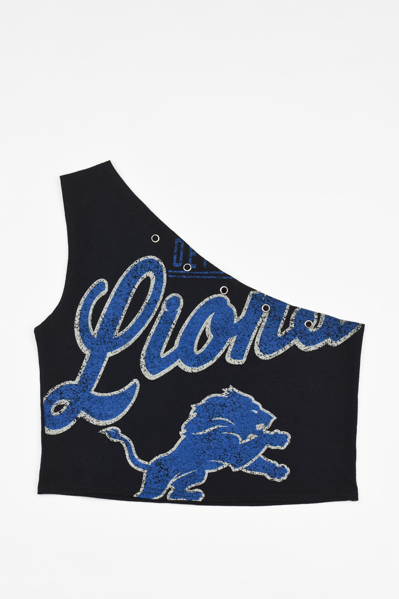 Upcycled Lions One Shoulder Tank Top