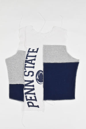 Upcycled Penn State Scrappy Tank Top