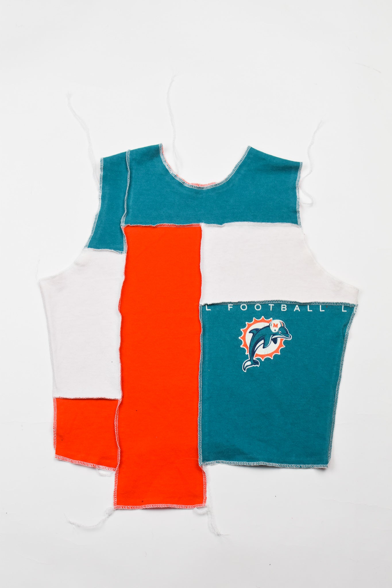 Upcycled Dolphins Scrappy Tank Top