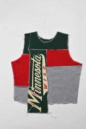 Upcycled Wild Scrappy Tank Top