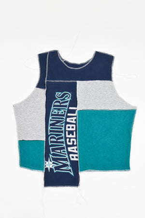 Upcycled Mariners Scrappy Tank Top