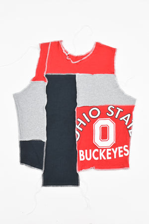 Upcycled Ohio State Scrappy Tank Top
