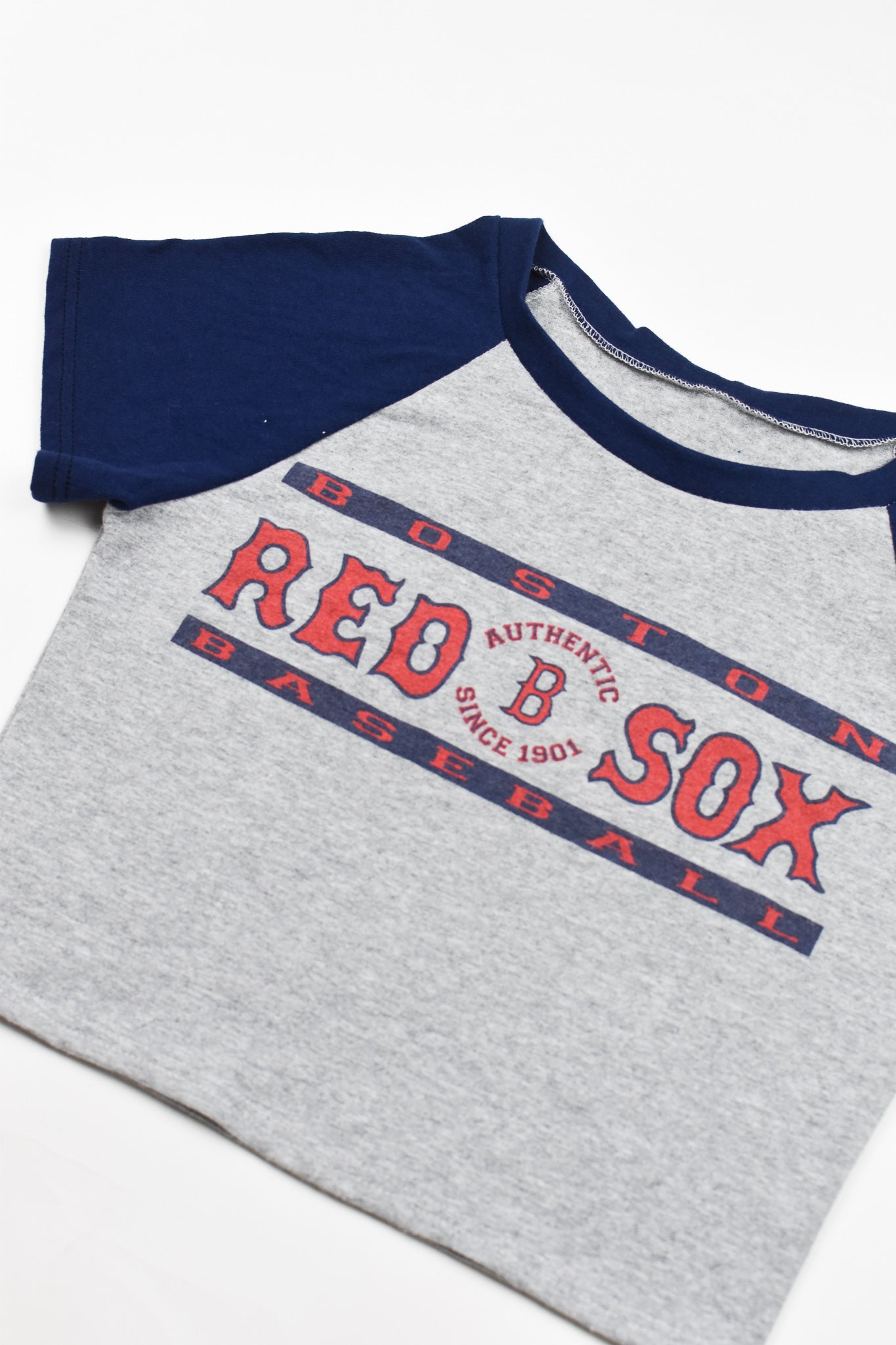 Upcycled Red Sox Baby Te