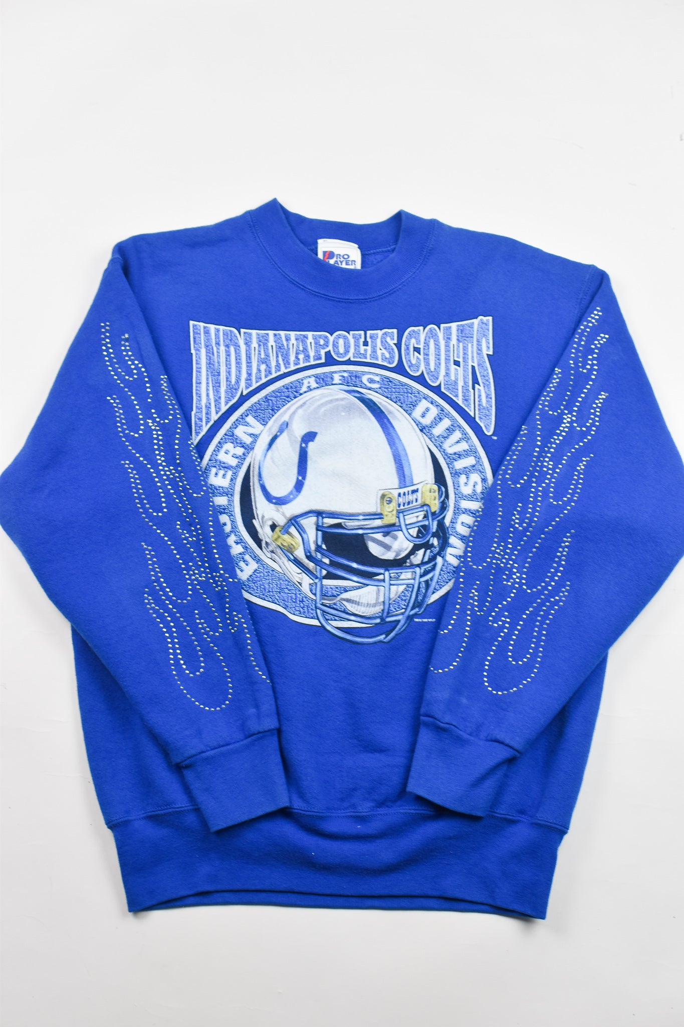 Upcycled Vintage Colts Flame Sweatshirt