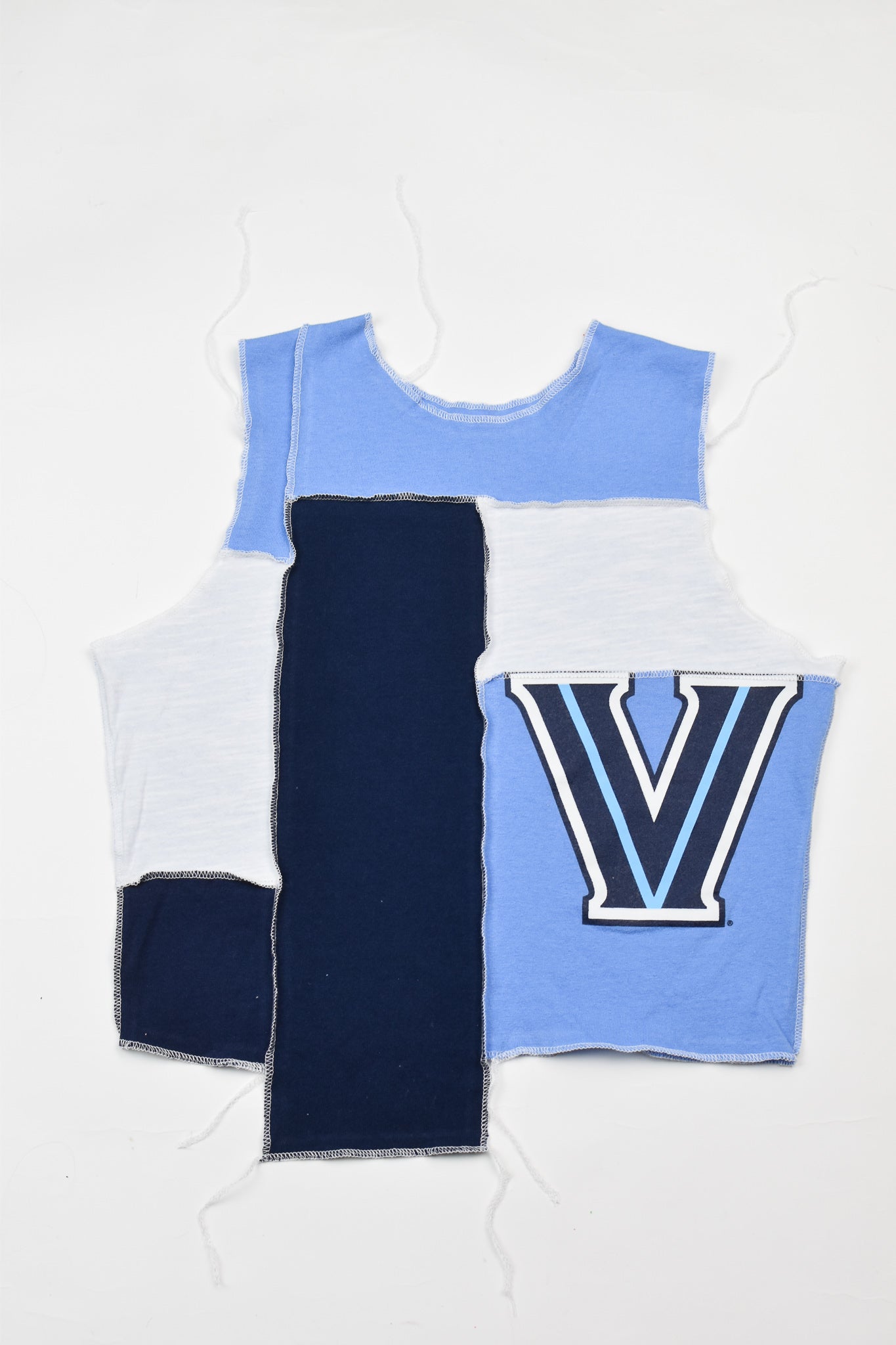 Upcycled Villanova Scrappy Tank Top