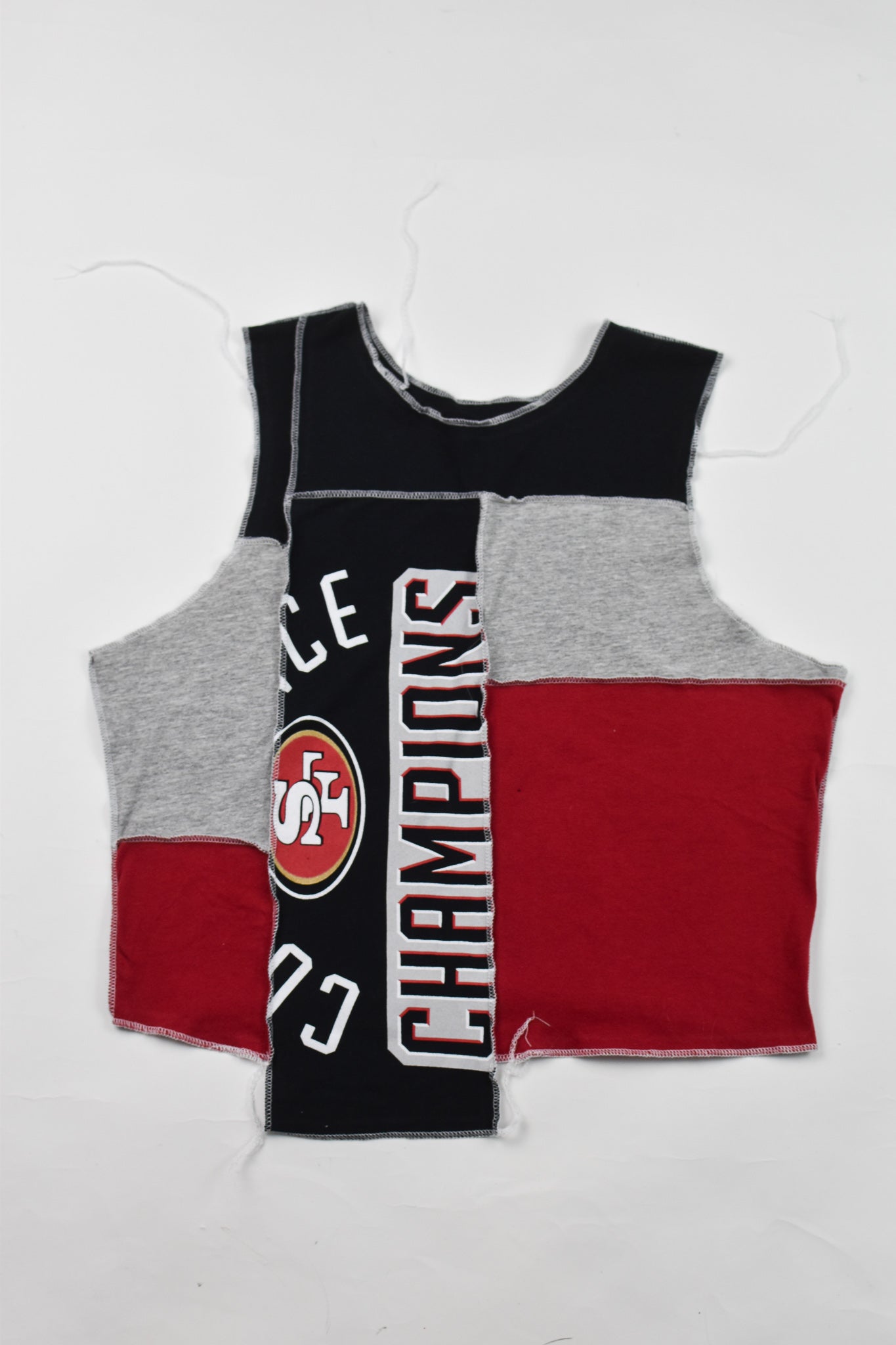 Upcycled 49ers Scrappy Tank Top