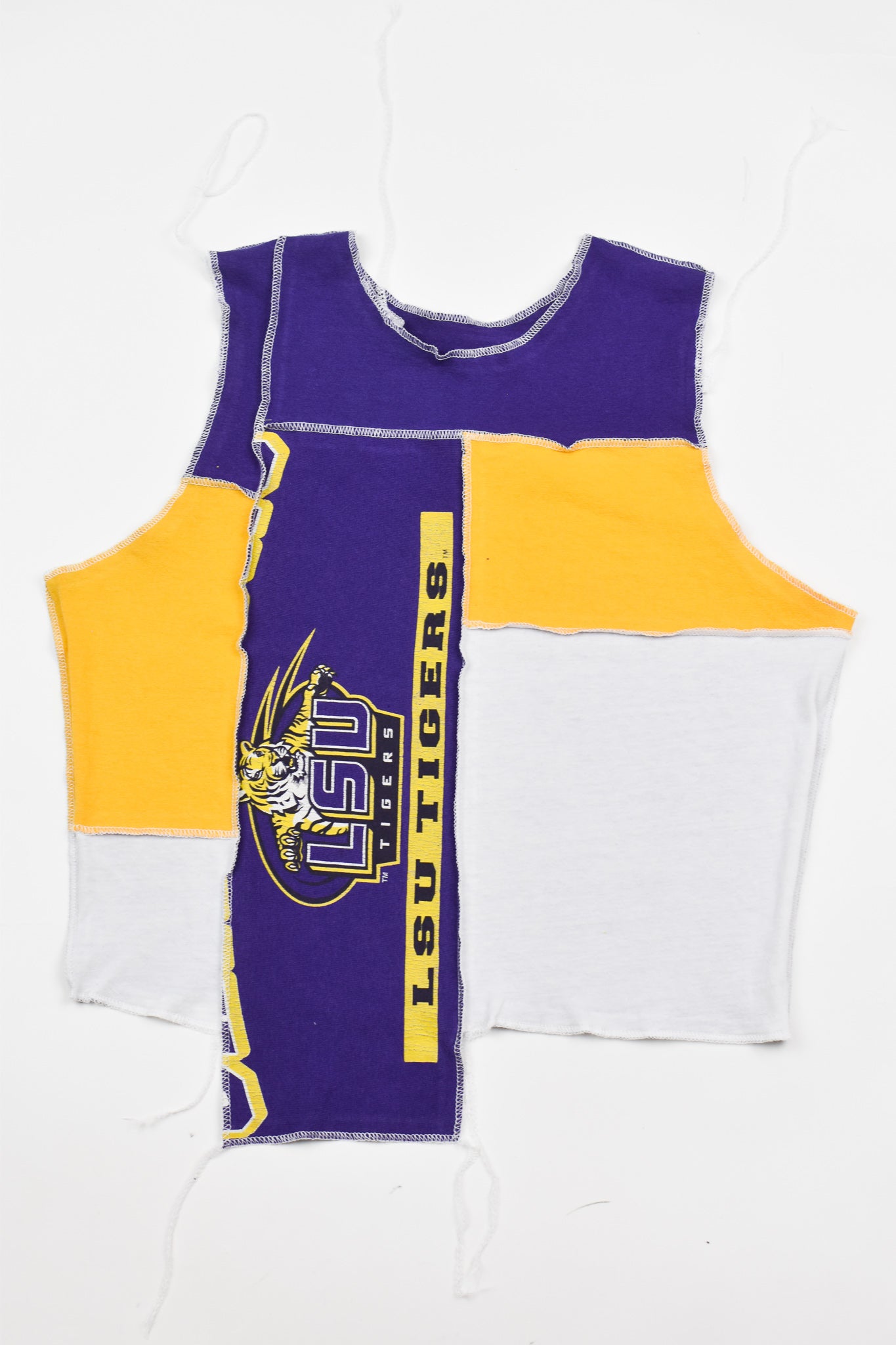 Upcycled LSU Scrappy Tank Top