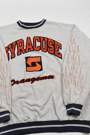 Upcycled Vintage Syracuse Flame Sweatshirt