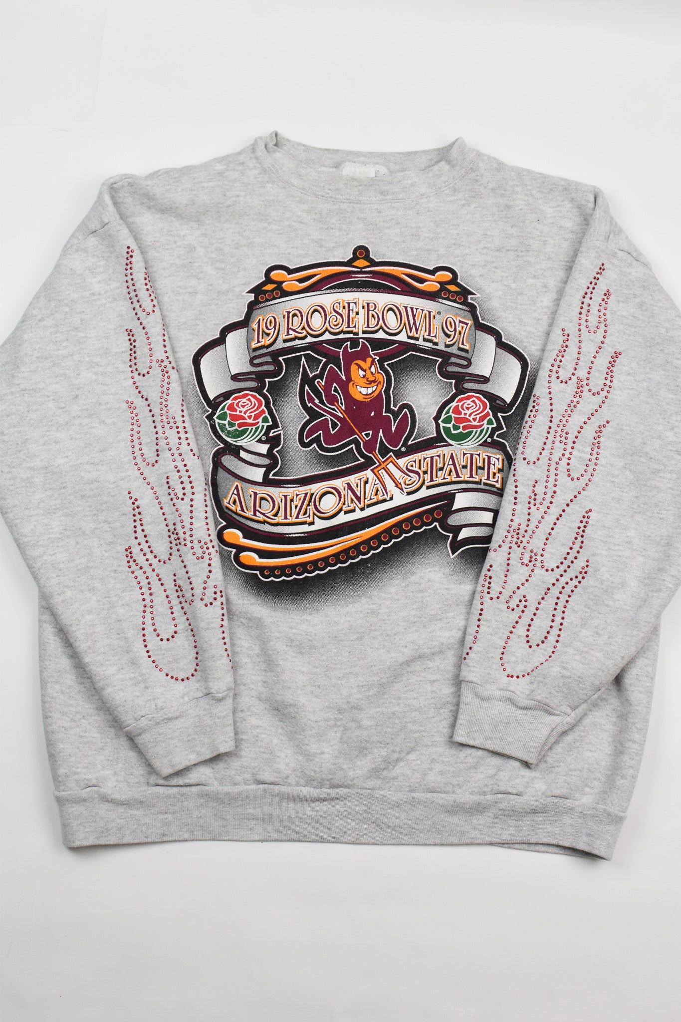 Upcycled Vintage Arizona State Flame Sweatshirt