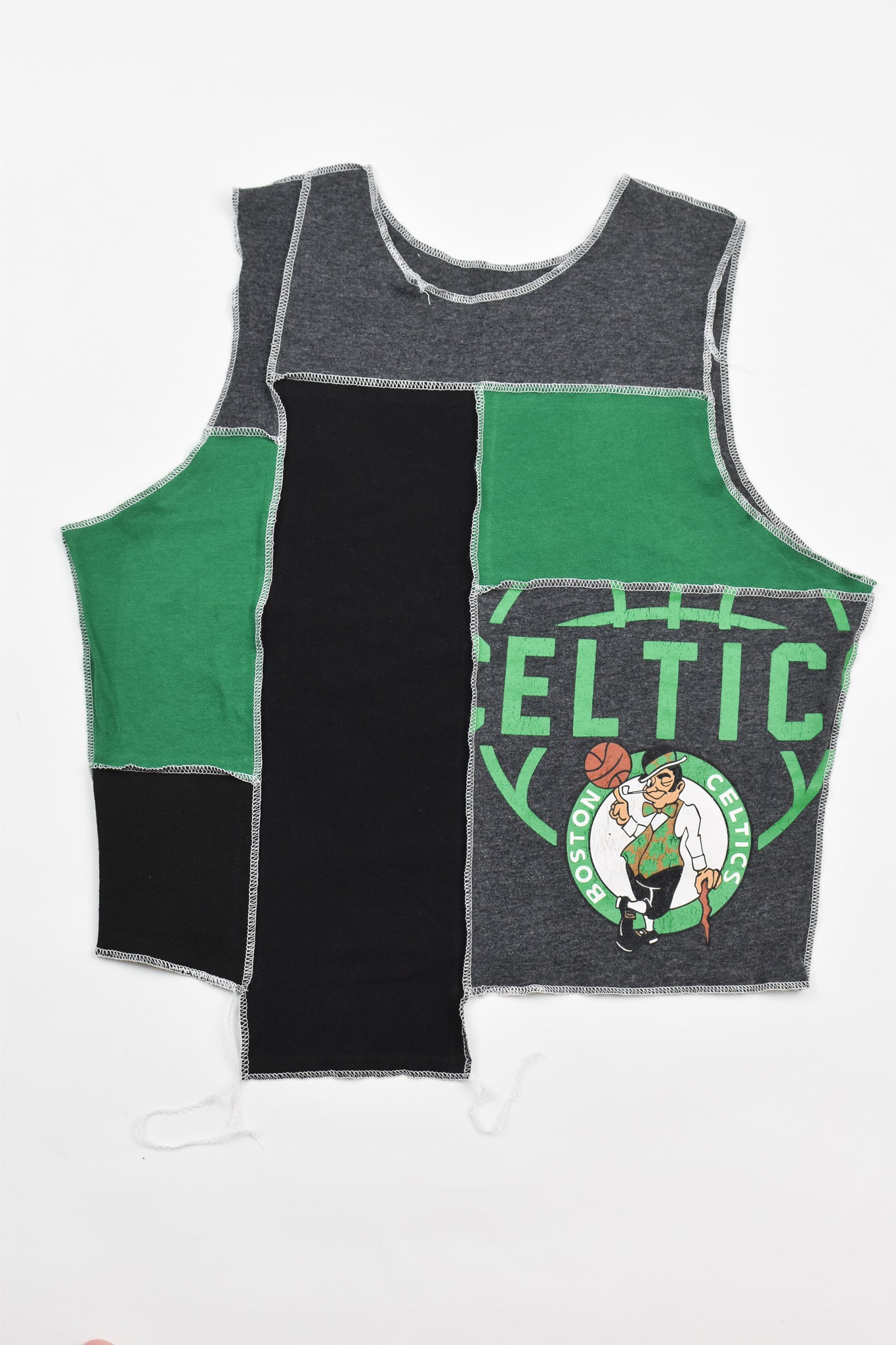 Upcycled Celtics Scrappy Tank Top
