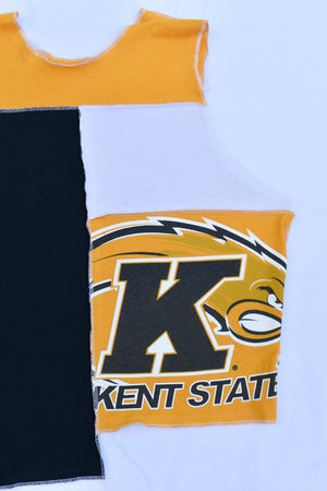 Upcycled Kent State Scrappy Top