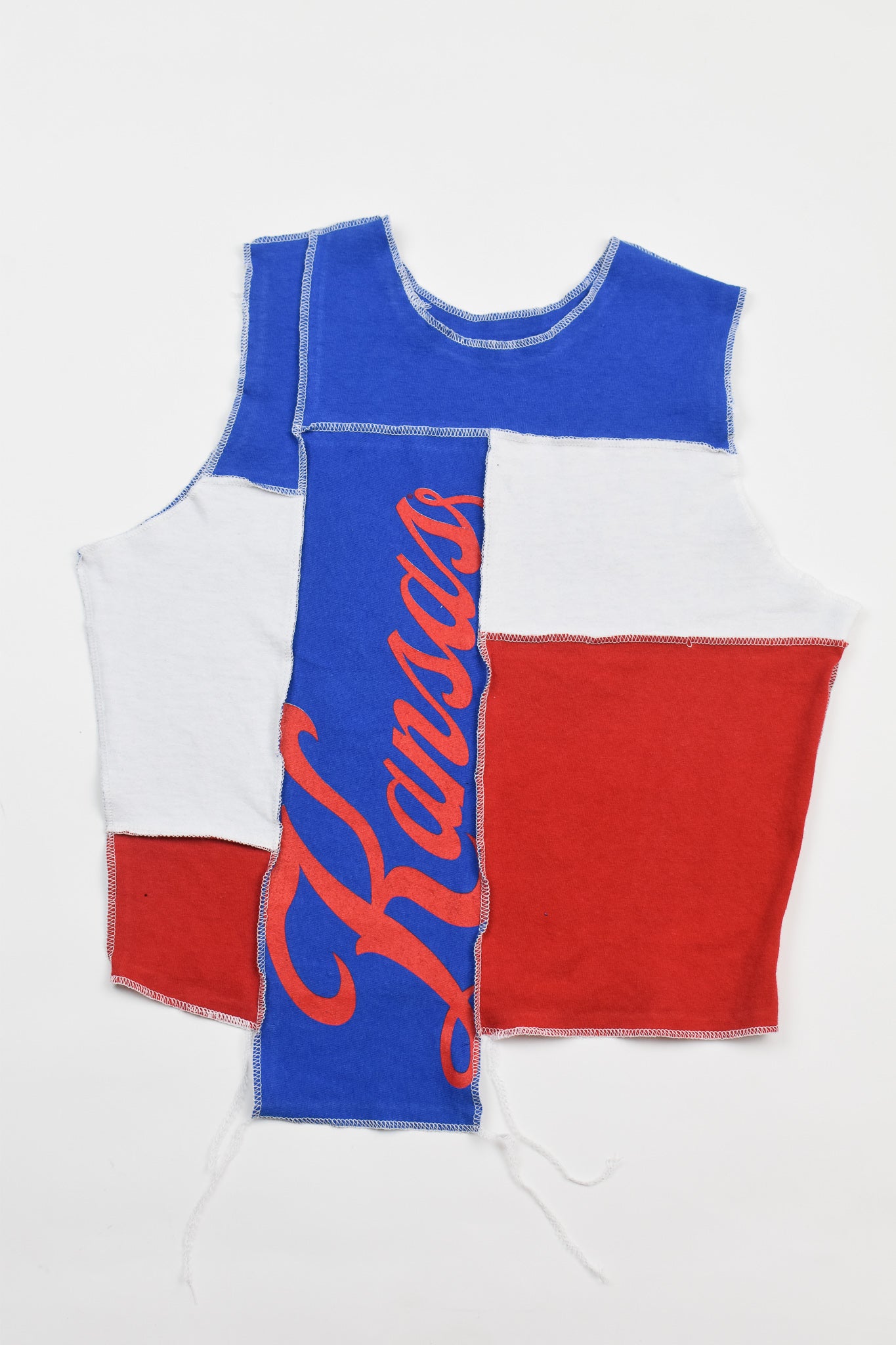 Upcycled Kansas Scrappy Tank Top