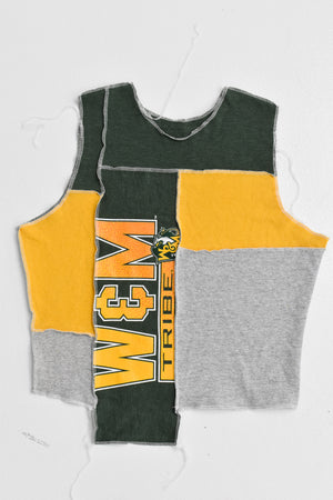 Upcycled William and Mary Scrappy Tank Top