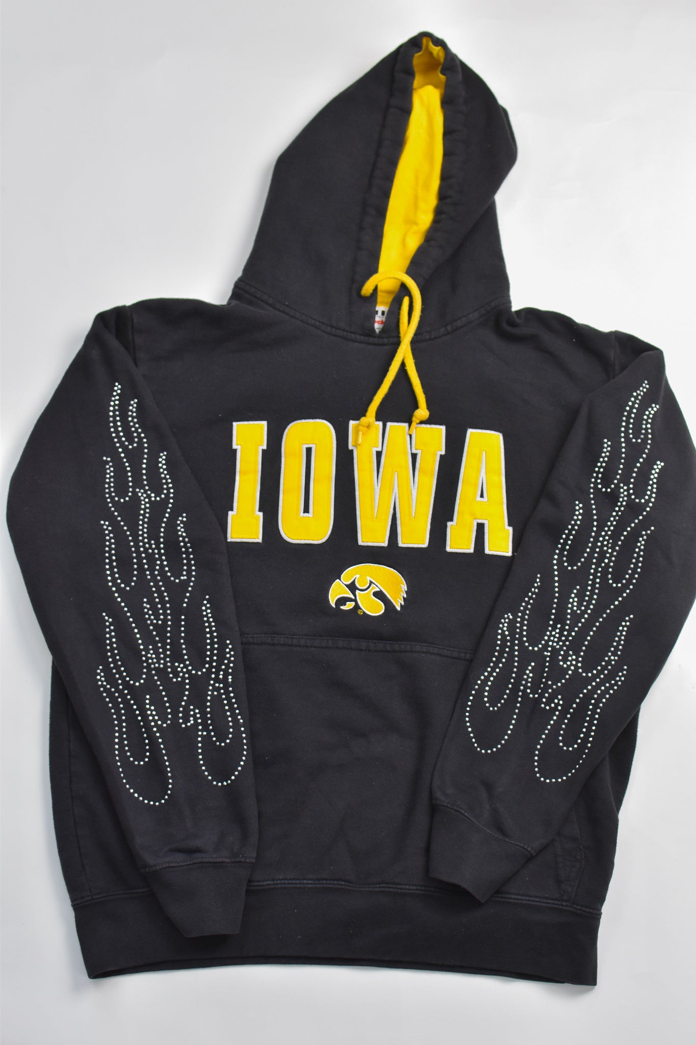 Upcycled Vintage Iowa Flame Sweatshirt