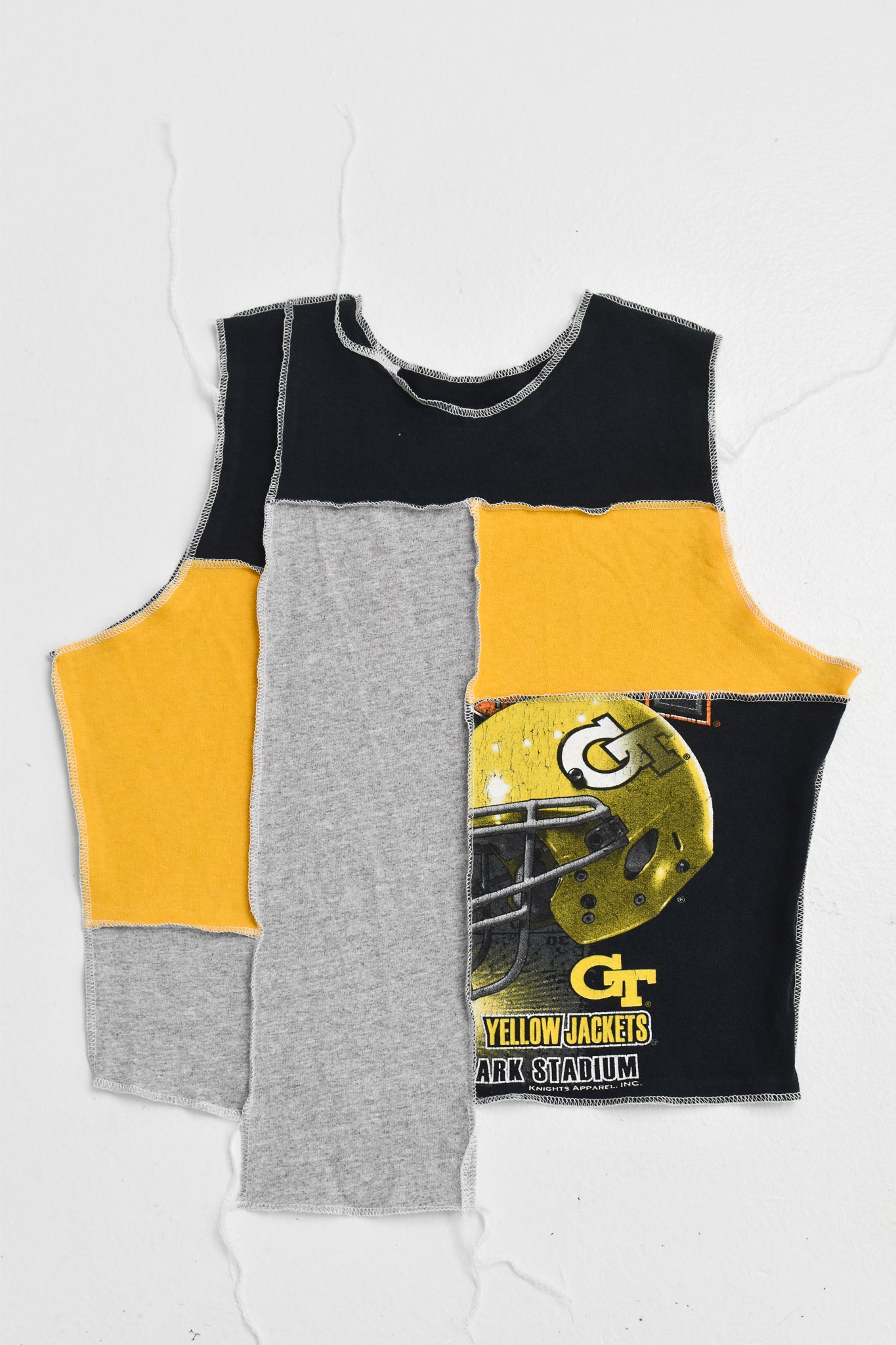 Upcycled Georgia Tech Scrappy Tank Top