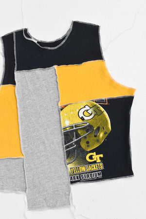 Upcycled Georgia Tech Scrappy Tank Top