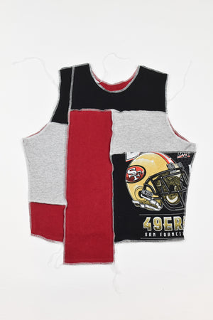 Upcyclede 49ers Scrappy Tank Top