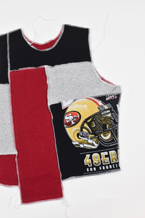 Upcyclede 49ers Scrappy Tank Top