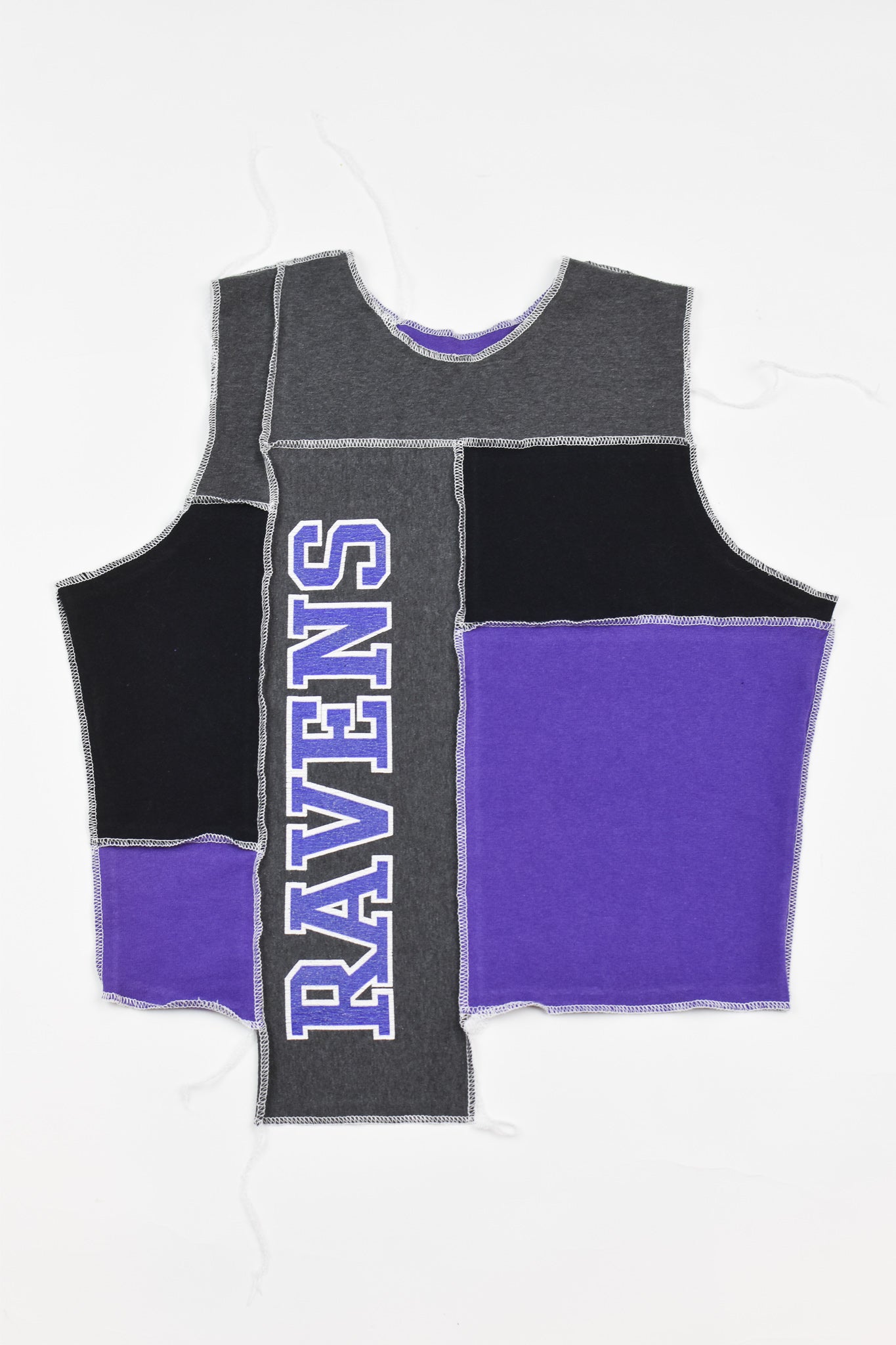 Upcycled Ravens Scrappy Tank Top