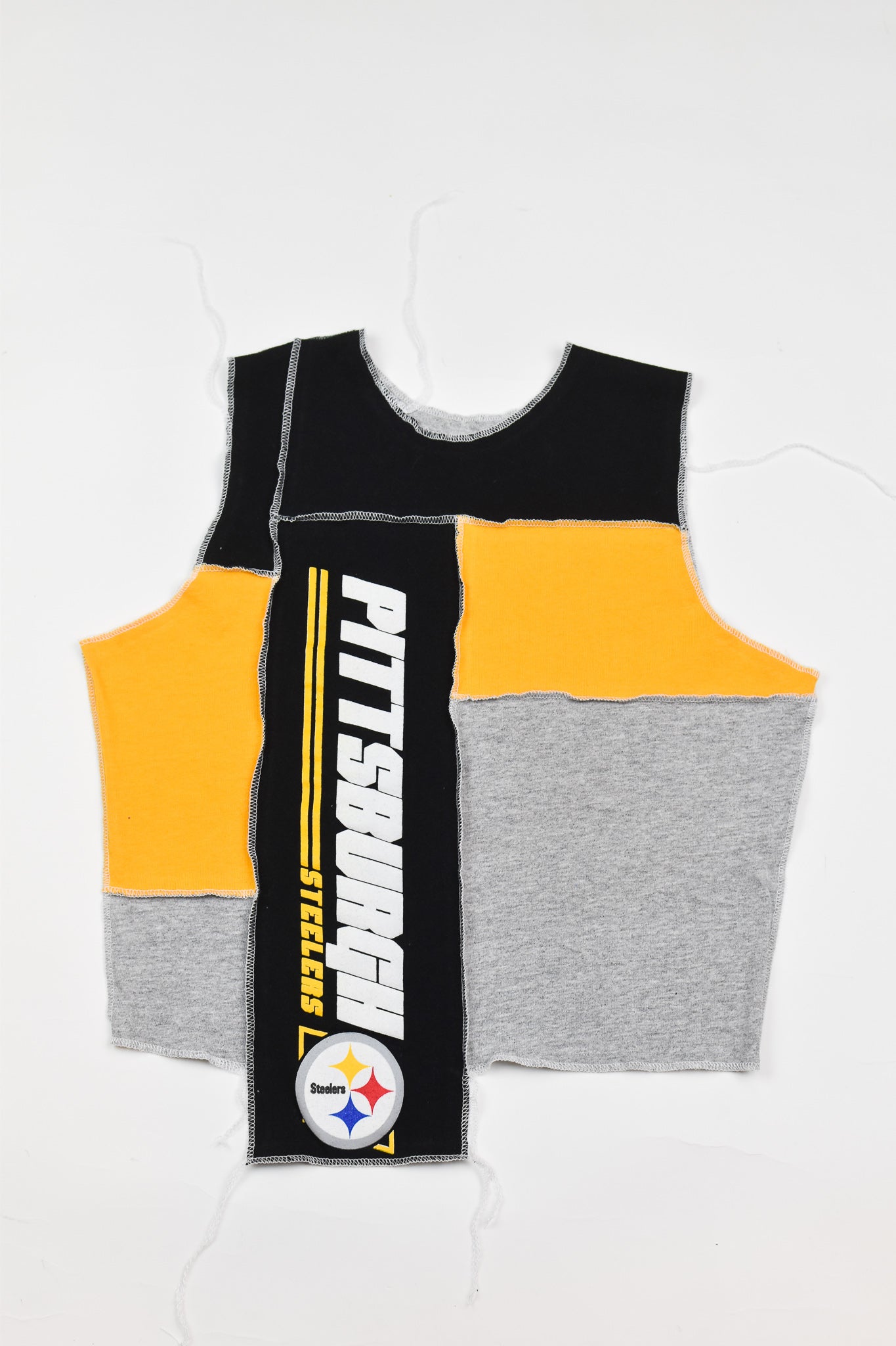 Upcycled Steelers Scrappy Tank Top