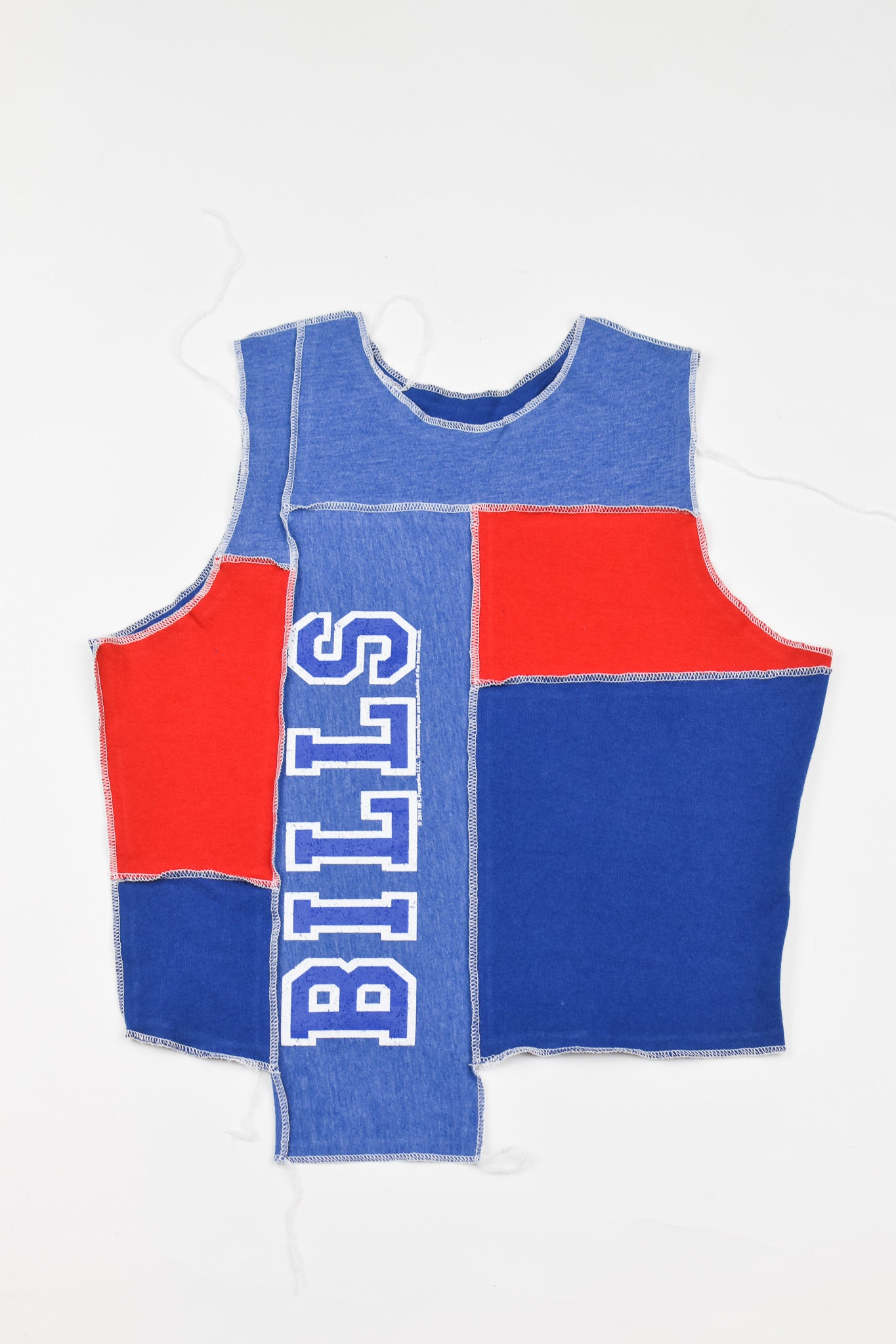 Upcycled Bills Scrappy Tank Top