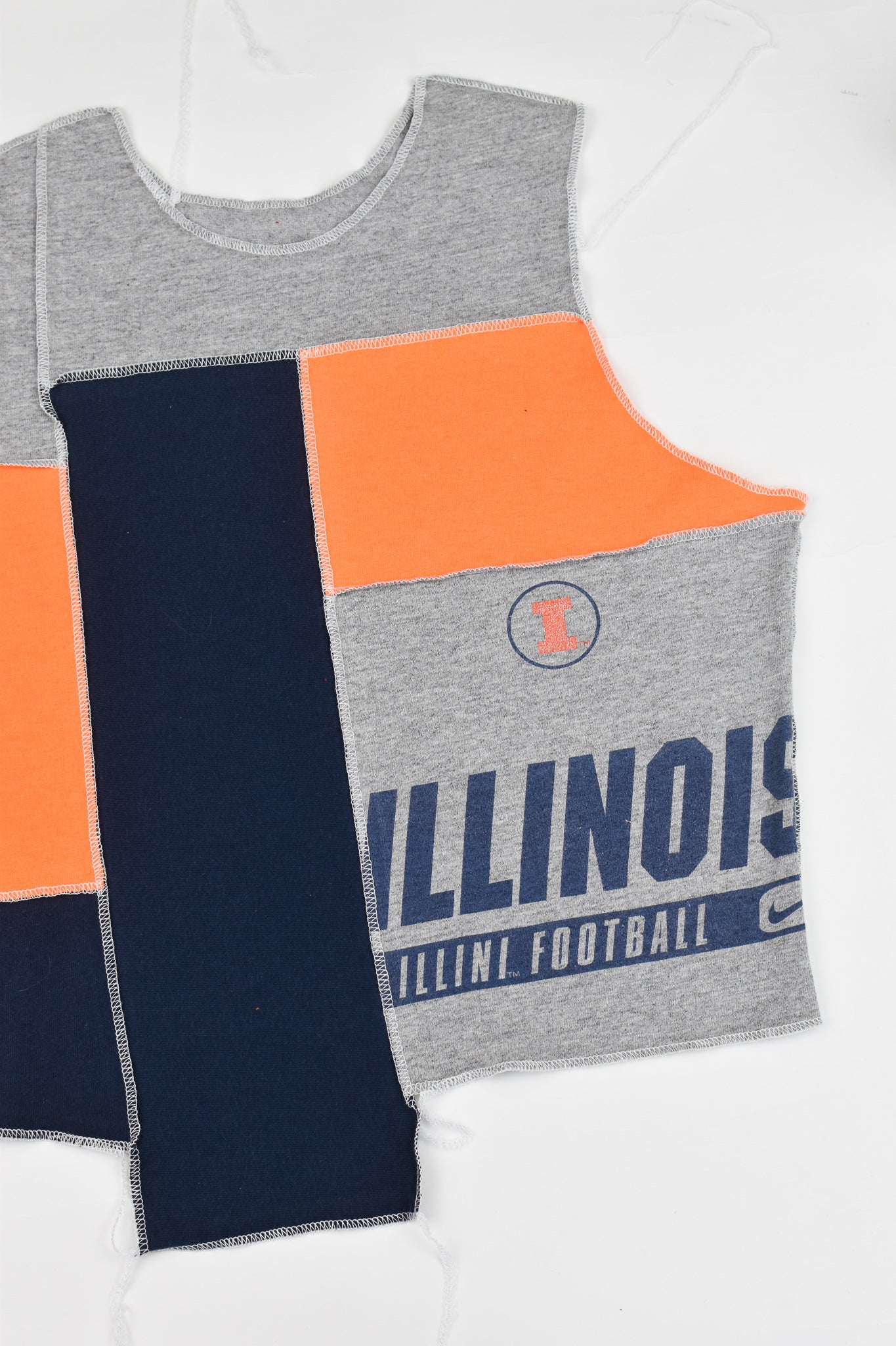Upcycled Illinois Scrappy Tank Top