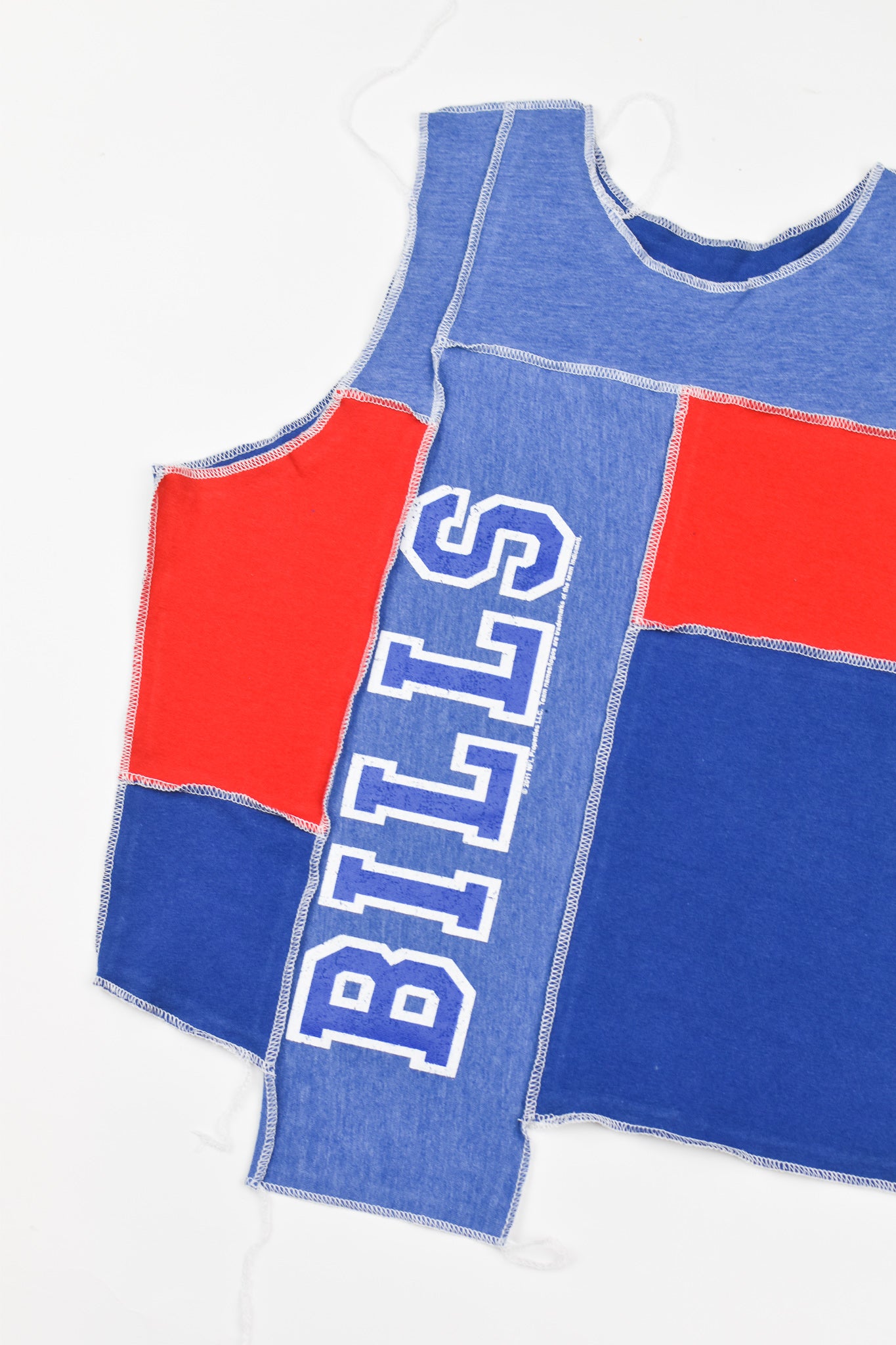 Upcycled Bills Scrappy Tank Top