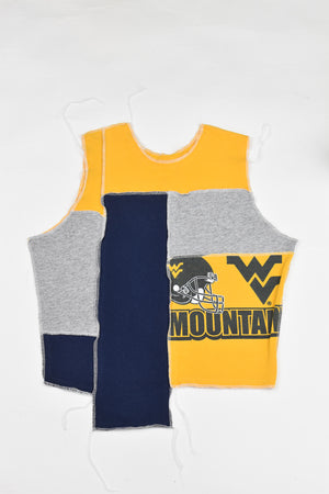 Upcycled West Virginia Scrappy Tank Top