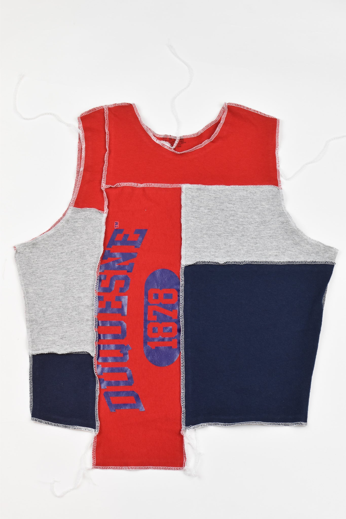 Upcycled Duquesne Scrappy Tank Top