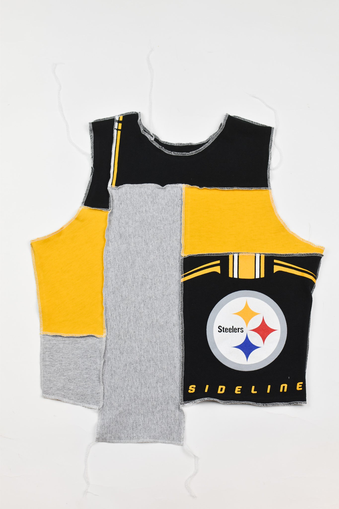 Upcycled Steelers Scrappy Tank Top