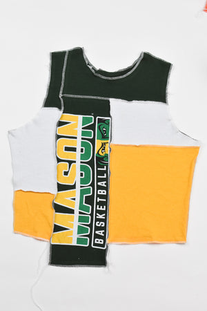 Upcycled George Mason Scrappy Tank Top