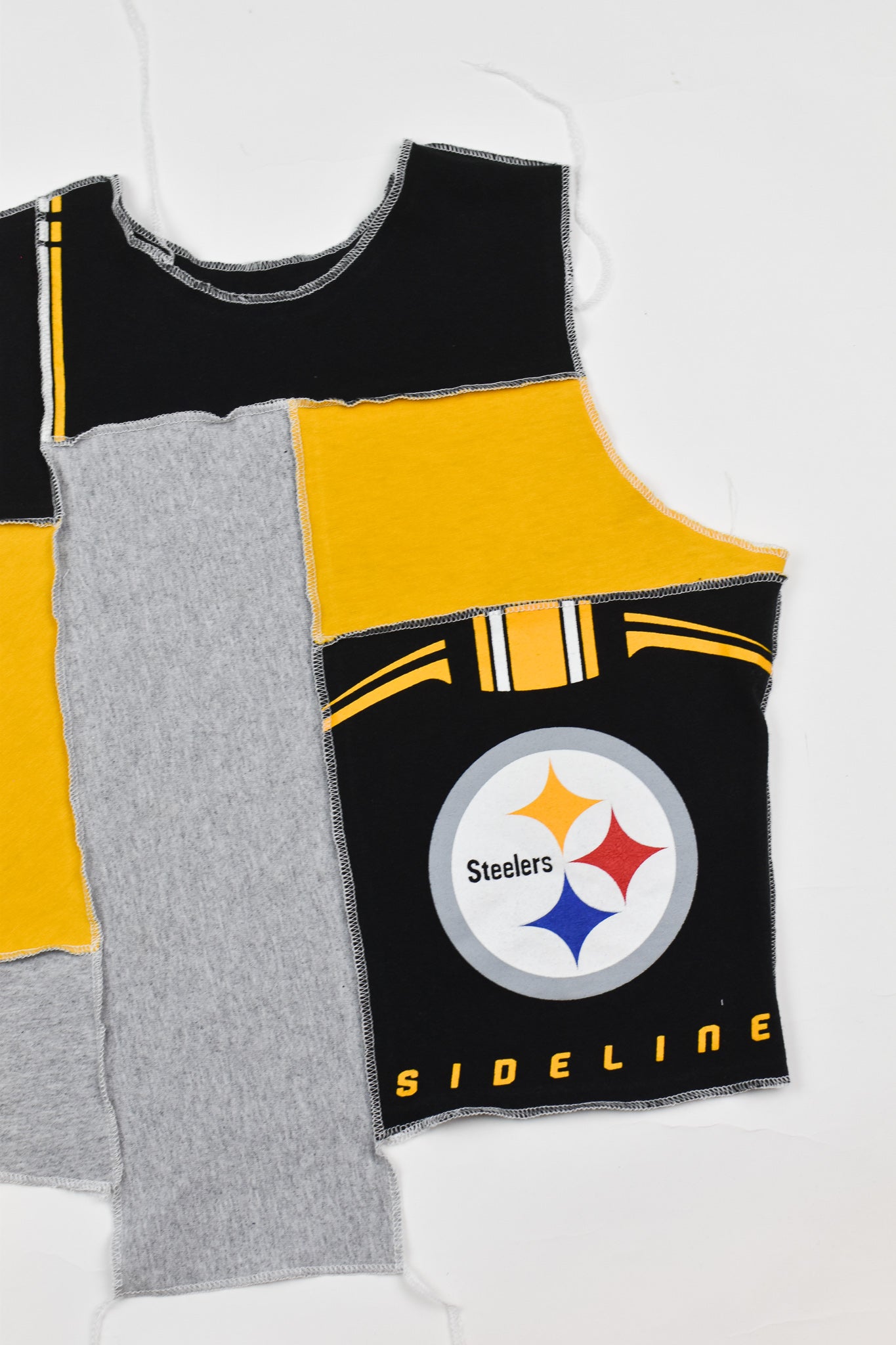 Upcycled Steelers Scrappy Tank Top