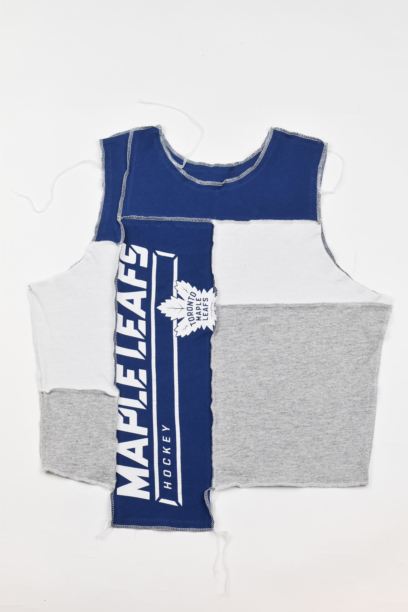 Upcycled Maple Leafs Scrappy Tank Top