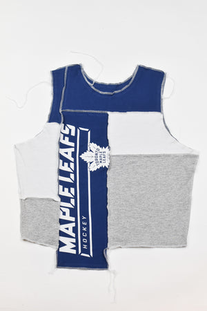 Upcycled Maple Leafs Scrappy Tank Top